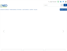Tablet Screenshot of neogenomics.com